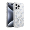 Onegif Apple İphone 14 Pro Max Misk Simli Magsafe Kapak - Desen 3