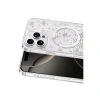 Onegif Apple İphone 16 Pro Max Misk Simli Magsafe Kapak - Desen 2