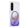 Onegif Samsung Galaxy A56 Lotus Simli Magsafe Kapak - Mor
