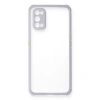 Realme 7 Pro Kılıf Miami Şeffaf Silikon - Lila