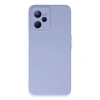 Realme C35 Kılıf Nano İçi Kadife Silikon - Lila