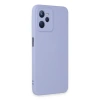Realme C35 Kılıf Nano İçi Kadife Silikon - Lila