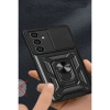 Samsung Galaxy A05s Kılıf Pars Lens Yüzüklü Silikon - Gold