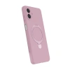 Samsung Galaxy A07 4g Regal Magsafe Standlı Kapak - Açık Pembe