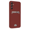 Samsung Galaxy A16 5g Kılıf Kelvin Kartvizitli Silikon - Bordo