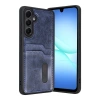 Samsung Galaxy A17 5g Sara Kartvizitli Deri Kılıf - Lacivert