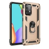 Samsung Galaxy A52 Kılıf Sofya Yüzüklü Silikon Kapak - Gold