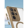 Samsung Galaxy S23 Ultra Kılıf Enka Magsafe Silikon Kılıf - Şeffaf