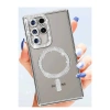 Samsung Galaxy S25 Ultra Kılıf Joke Simli Magneticsafe Kılıf - Pembe
