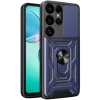 Samsung Galaxy S25 Ultra Kılıf Pars Lens Yüzüklü Silikon - Lacivert