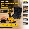 Şarjlı Matkap Seti 24W 1350 RPM Çantalı