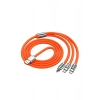 Sepet Dolusu® 3 in 1 Type-C + Micro Usb + Lightning Hızlı Şarj Kablosu Silikon Kablo 1 Metre Opp Ambalaj