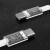 Sepet Dolusu® Apple 15/15 Pro Type-C to Type-C Hasır Örgü Hızlı Şarj Kablosu (1m)