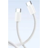 Sepet Dolusu® Apple 15/15 Pro Type-C to Type-C Hasır Örgü Hızlı Şarj Kablosu (1m)