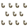 Tekli Bijuteri, Dekor Askısı - Nikel, 100 Adet, 10x18x22 Mm