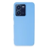 Vivo Y35 Kılıf First Silikon - Mavi