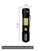 Wison Ws-2828 1000 Lümen Mıknatıslı Usb Şarjlı El Feneri