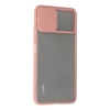 Xiaomi Mi 11 Lite Kılıf Palm Buzlu Kamera Sürgülü Silikon - Pembe