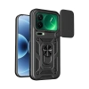 Xiaomi Mi 17 Pro Max Pars Lens Yüzüklü Silikon - Siyah