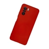 Xiaomi Poco F3 Kılıf Nano İçi Kadife Silikon - Kırmızı