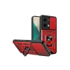 Xiaomi Poco X6 Kılıf Pars Lens Yüzüklü Silikon - Kırmızı