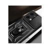 Xiaomi Poco X6 Kılıf Pars Lens Yüzüklü Silikon - Kırmızı