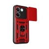 Xiaomi Poco X8 Pro Pars Lens Yüzüklü Silikon - Kırmızı