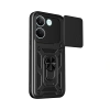 Xiaomi Poco X8 Pro Pars Lens Yüzüklü Silikon - Siyah