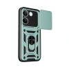 Xiaomi Poco X8 Pro Pars Lens Yüzüklü Silikon - Yeşil
