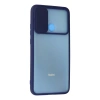 Xiaomi Redmi 9c Kılıf Palm Buzlu Kamera Sürgülü Silikon - Lacivert