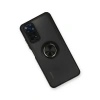 Xiaomi Redmi Note 11 Kılıf Montreal Yüzüklü Silikon Kapak - Siyah