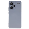 Xiaomi Redmi Note 13 Pro Plus Kılıf Nano İçi Kadife Silikon - Gri