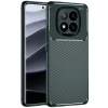 Xiaomi Redmi Note 14 Pro Plus Kılıf Auto Focus Karbon Kapak - Koyu Yeşil