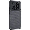 Xiaomi Redmi Note 14 Pro Plus Kılıf Auto Focus Karbon Kapak - Siyah