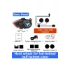 Yeni Model Y80-2x Motosiklet İntercom 2 Kişilik Bağlantı Rgb Işıklı Bluetooth Kulaklık Seti
