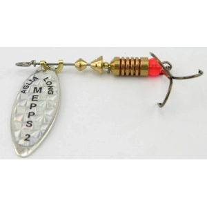 Alabalık Turna Döner Olta Kaşık - Mepps - Aglia Long Rainbo Söğüt Gri No:4