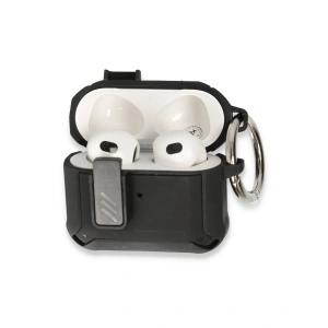 Apple Airpods 3 (3.nesil) Truva Kılıf - Siyah