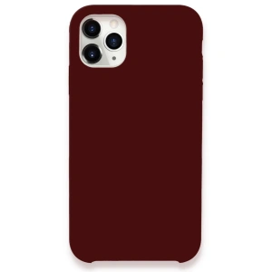 Apple İphone 11 Pro Max Kılıf Lansman Legant Silikon - Bordo