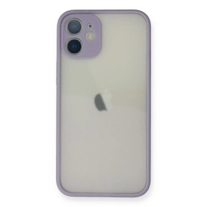 Apple İphone 11 Pro Max Kılıf Montreal Silikon Kapak - Mor