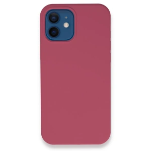 Apple İphone 12 Kılıf Lansman Legant Silikon - Fuşya