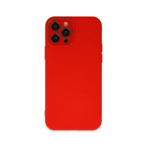 Apple İphone 12 Pro Kılıf Lansman Glass Kapak - Kırmızı