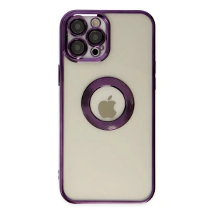 Apple İphone 12 Pro Kılıf Slot Silikon - Mor