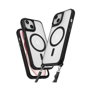 Apple İphone 14 Kılıf Enka Magsafe Silikon Kılıf - Siyah