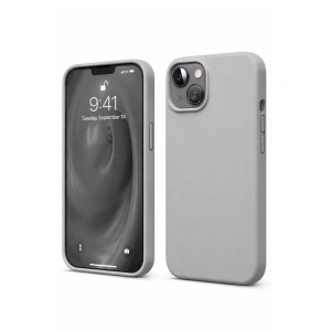 Apple İphone 14 Kılıf First Silikon - Gri