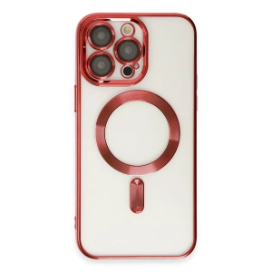 Apple İphone 14 Pro Kılıf Kross Magneticsafe Kapak - Kırmızı