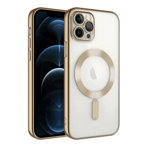 Apple İphone 14 Pro Max Kılıf Kross Magneticsafe Kapak - Gold