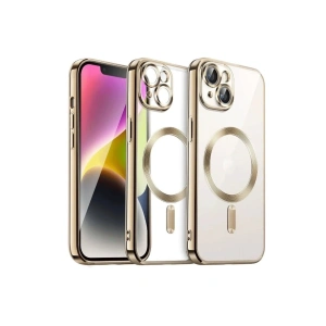 Apple İphone 15 Kılıf Kross Magneticsafe Kapak - Gold