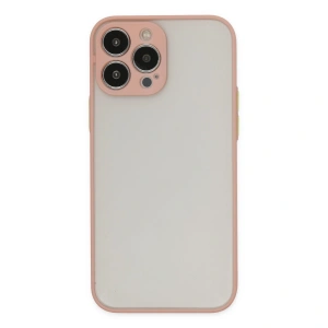 Apple İphone 15 Pro Kılıf Montreal Silikon Kapak - Pembe