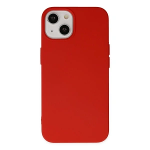 Apple İphone 15 Pro Kılıf Nano İçi Kadife Silikon - Kırmızı