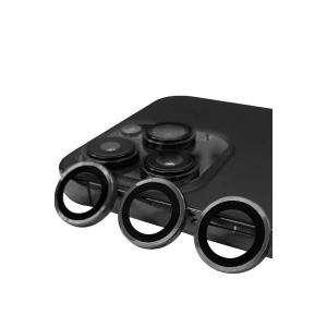 Apple İphone 15 Pro Raze Metal Kamera Lens - Titan Gri